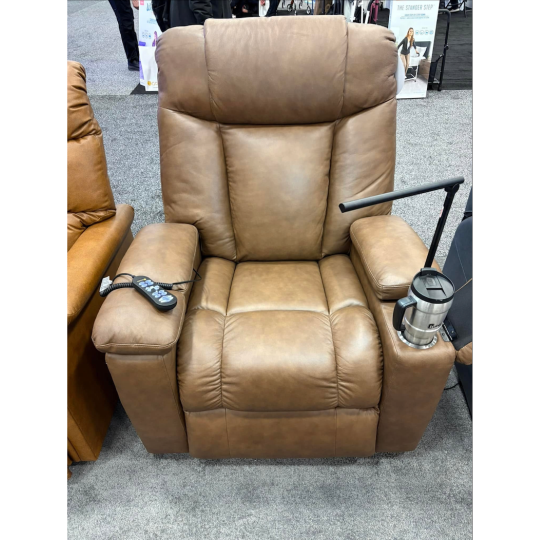 Golden PR442 Rhea Assisted Lift Chair with Heat Wave Technology - Large - Cork